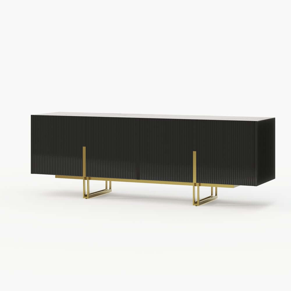 Freestanding TV Stand For 65 Inch TV With Cable Management