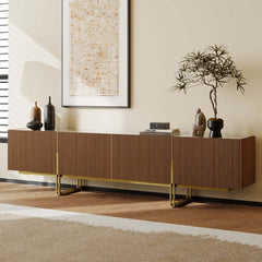 Freestanding TV Stand For 65 Inch TV With Cable Management