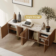 Freestanding TV Stand For 65 Inch TV With Cable Management