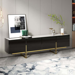 Freestanding TV Stand For 65 Inch TV With Cable Management