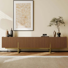 Freestanding TV Stand For 65 Inch TV With Cable Management
