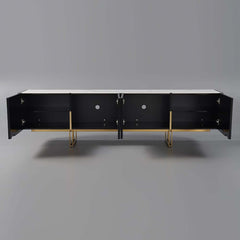 Freestanding TV Stand For 65 Inch TV With Cable Management