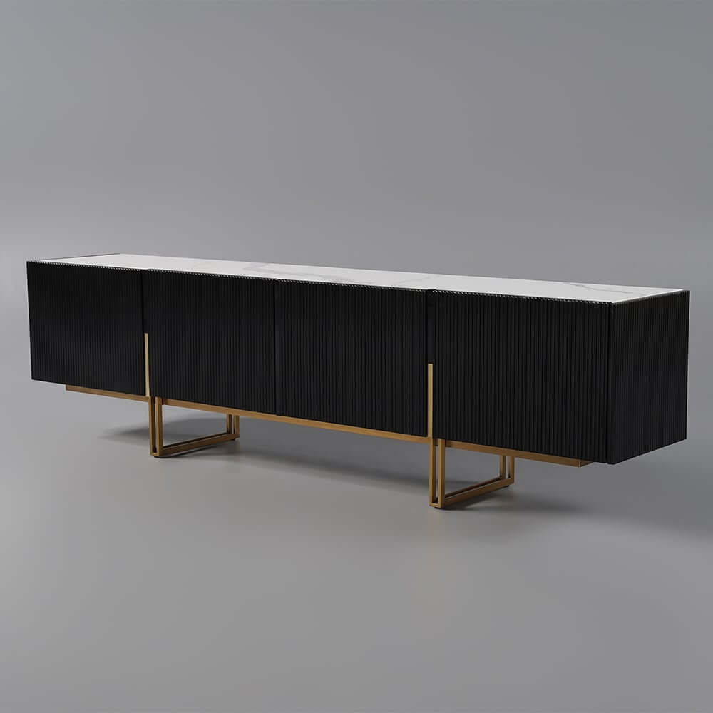Freestanding TV Stand For 65 Inch TV With Cable Management