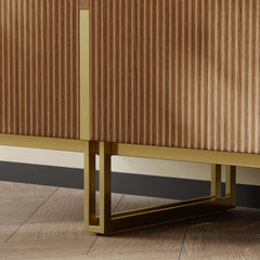 Freestanding TV Stand For 65 Inch TV With Cable Management