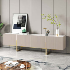 Freestanding TV Stand For 65 Inch TV With Cable Management