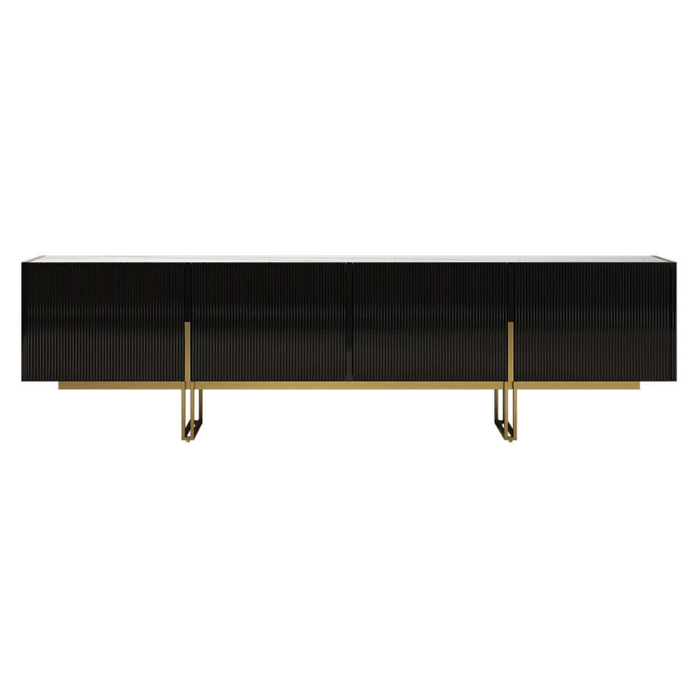 Freestanding TV Stand For 65 Inch TV With Cable Management