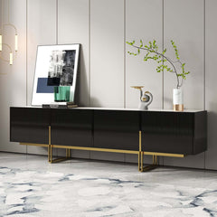 Freestanding TV Stand For 65 Inch TV With Cable Management