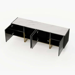 Freestanding TV Stand For 65 Inch TV With Cable Management
