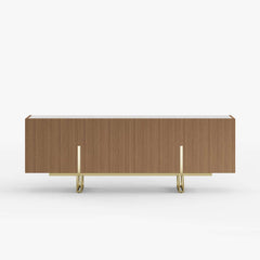 Freestanding TV Stand For 65 Inch TV With Cable Management