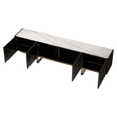 Freestanding TV Stand For 65 Inch TV With Cable Management