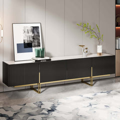 Freestanding TV Stand For 65 Inch TV With Cable Management
