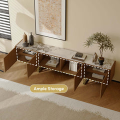Freestanding TV Stand For 65 Inch TV With Cable Management