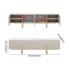 Freestanding TV Stand For 65 Inch TV With Cable Management Dimensions