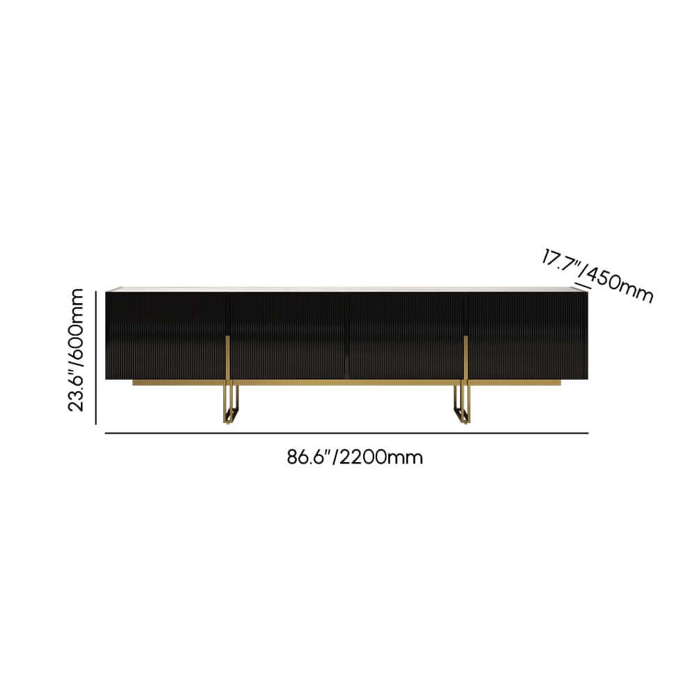 Freestanding TV Stand For 65 Inch TV With Cable Management Dimensions