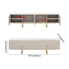 Freestanding TV Stand For 65 Inch TV With Cable Management Dimensions