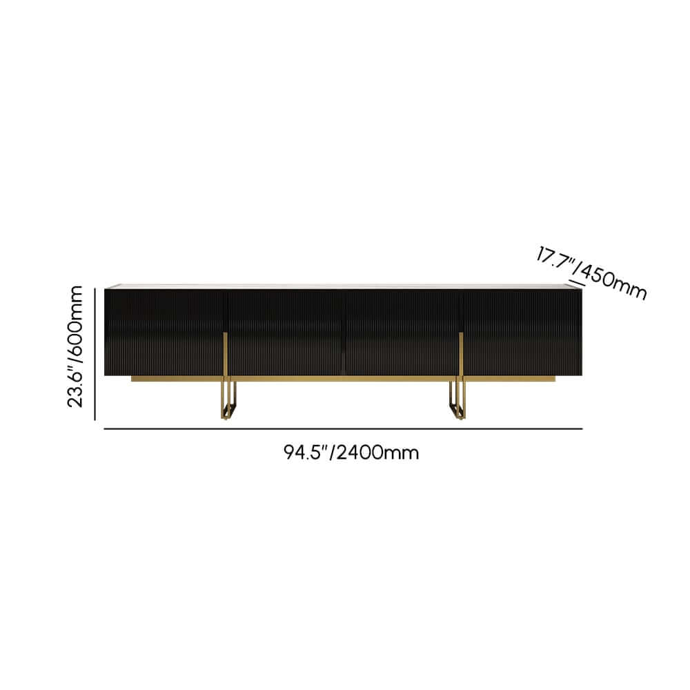 Freestanding TV Stand For 65 Inch TV With Cable Management Dimensions