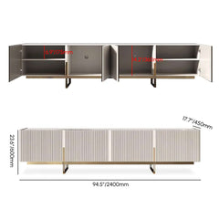 Freestanding TV Stand For 65 Inch TV With Cable Management Dimensions