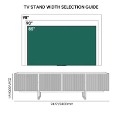 Freestanding TV Stand For 65 Inch TV With Cable Management Dimensions