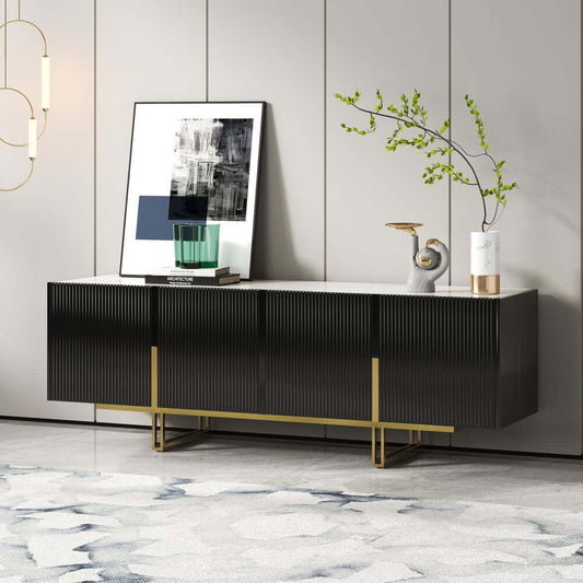 Freestanding TV Stand For 65 Inch TV With Cable Management Main Product Image