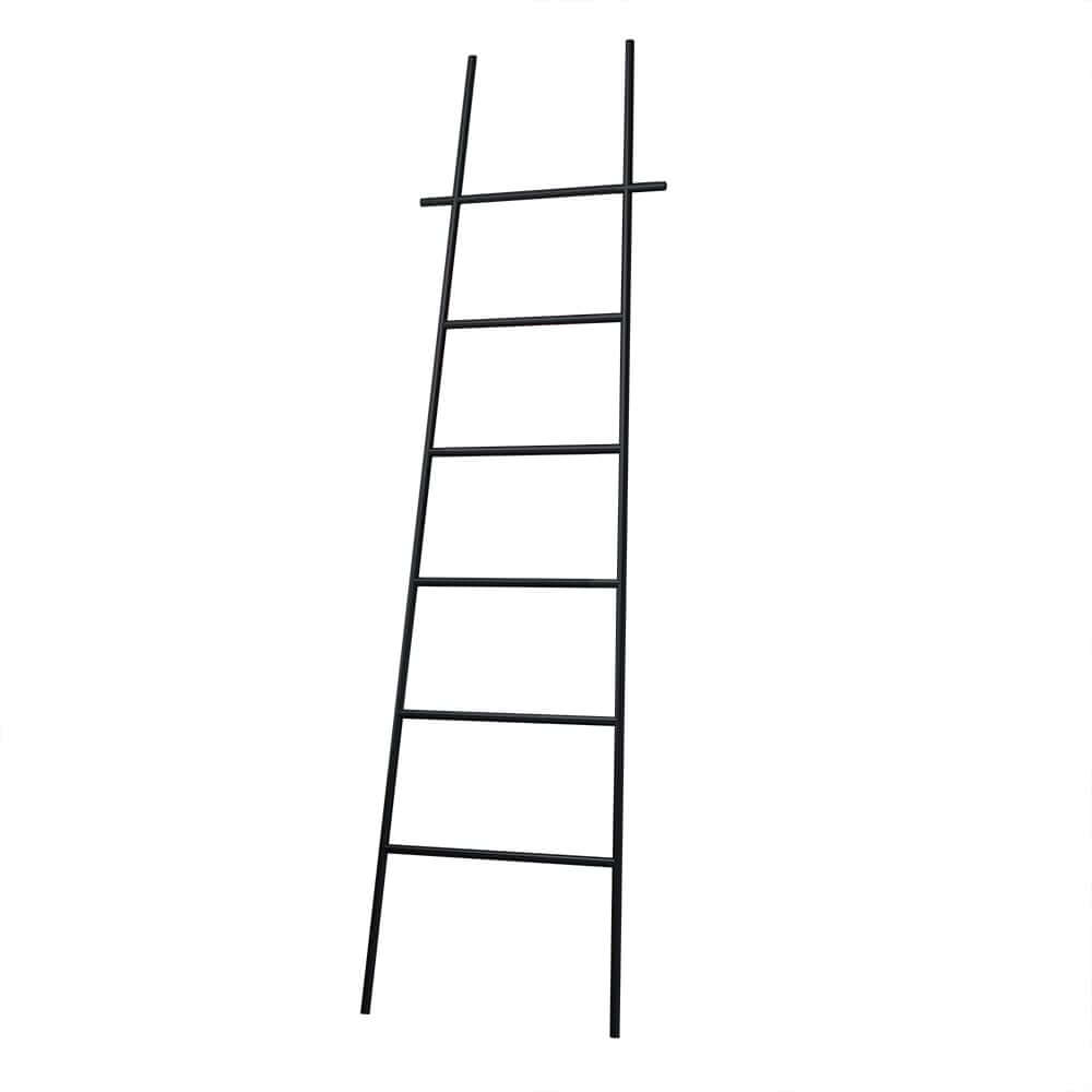 Gold Metal Ladder Rack for Modern Organization and Storage