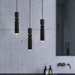 Gold Minimalist Adjustable Height Single Pendant Light