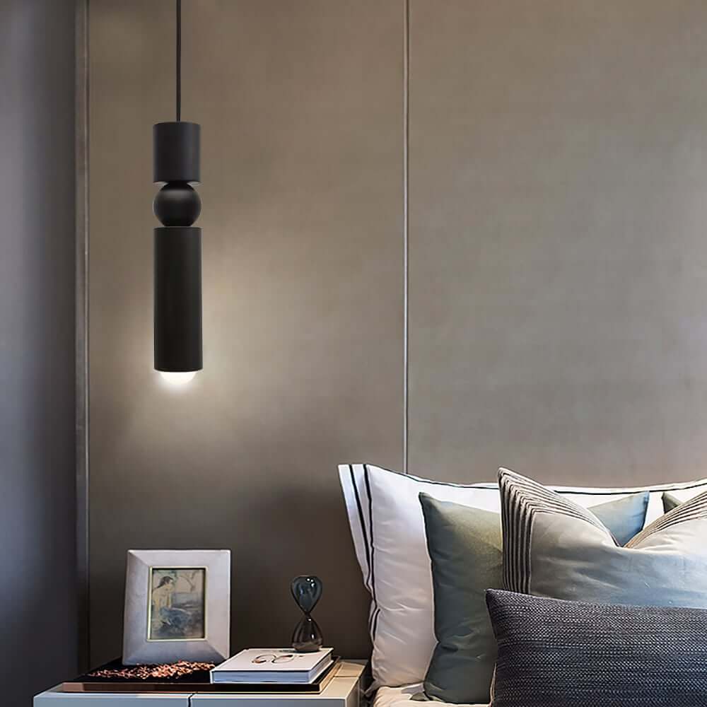Gold Minimalist Adjustable Height Single Pendant Light