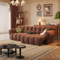 Green Microfiber Velvet Electric Reclining Sofa with Extendable L-Shape Design