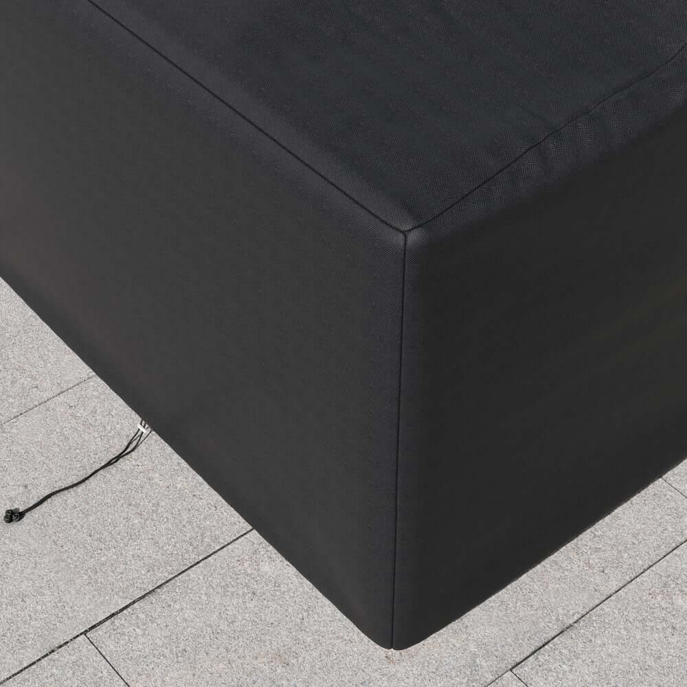 Heavy Duty Black Waterproof Patio Chair Cover for All-Season Protection