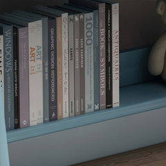 Height-Adjustable Children's Desk with Storage Shelves and Drawers