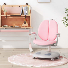 Hompkin Adjustable Children's Learning Chair with Ergonomic Backrest and Dual-Tone Fabric Main Product Image