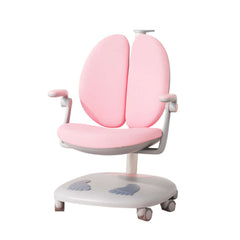 Hompkin Adjustable Children's Learning Chair with Ergonomic Backrest and Dual-Tone Fabric