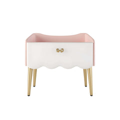 Hompkin Children's Bedside Table – Modern Soft Luxury Nightstand with Dual-Tone Finish