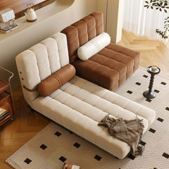 Hompkin Convertible Sofa Bed — Corduroy Modern Recliner & Sleeper Main Product Image
