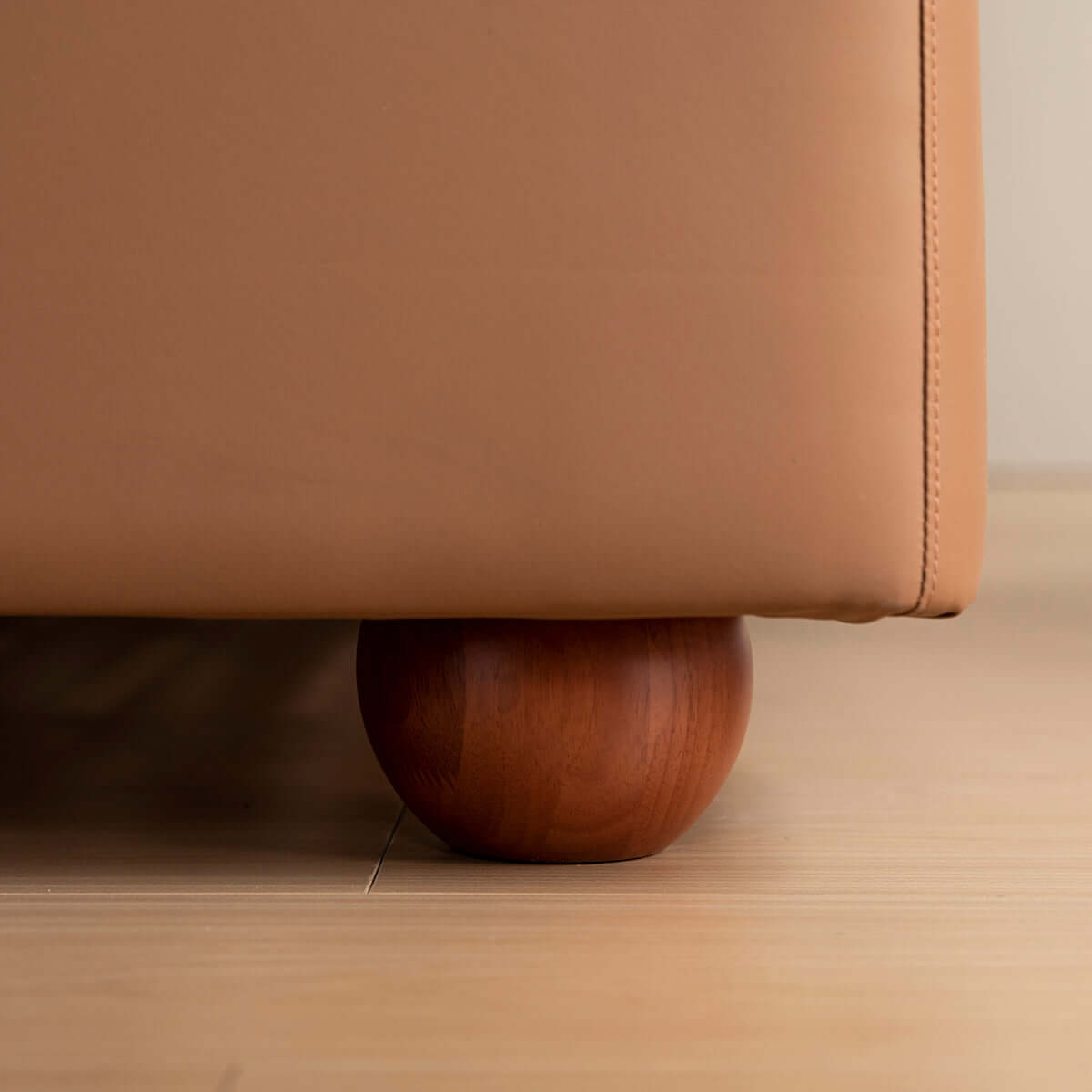 Hompkin Cow-Themed Wooden Kids Bed with Leather Softening and Removable Rails