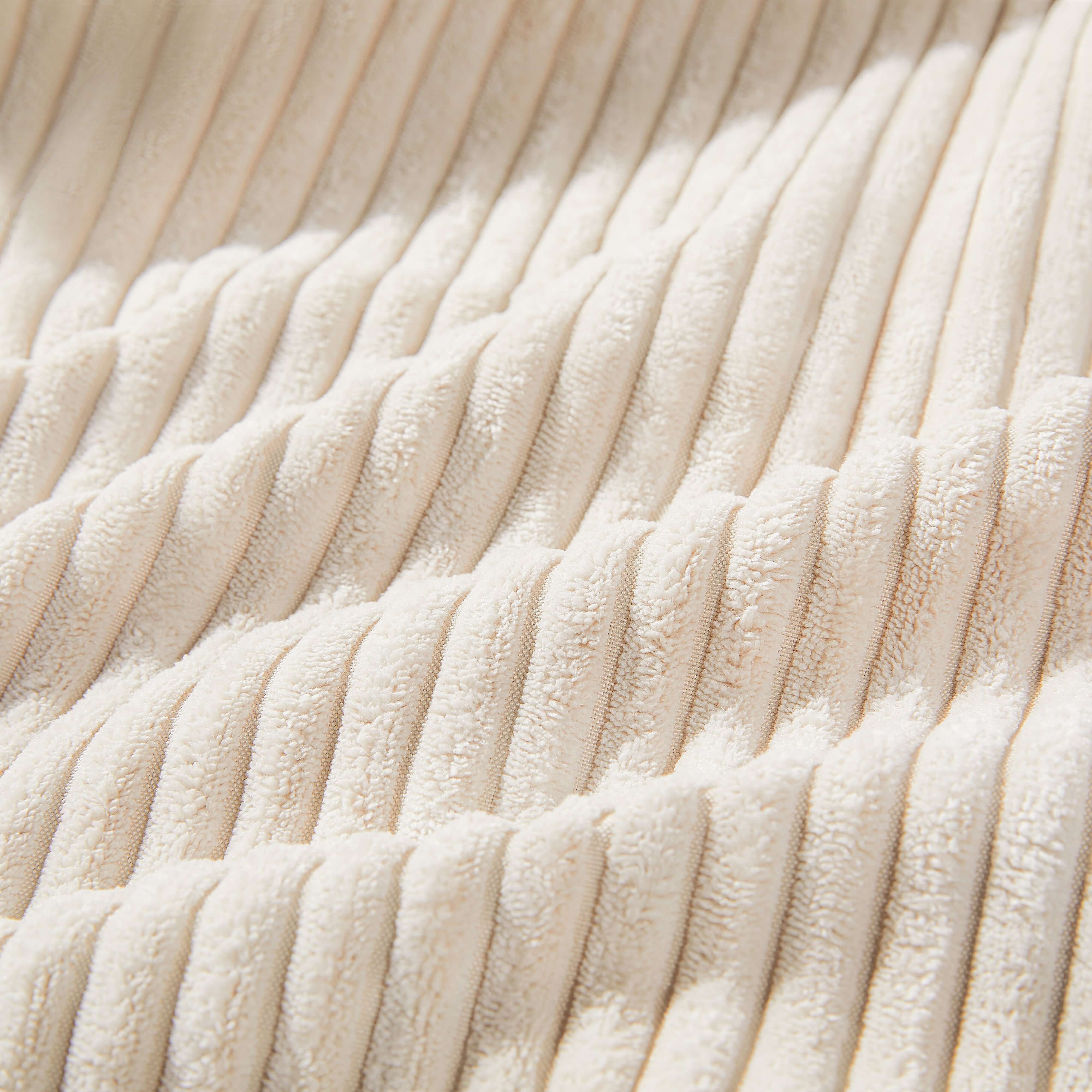 Hompkin Japandi Ash Wood Sofa with Corduroy or Linen Upholstery