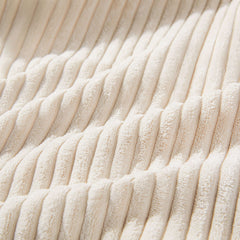 Hompkin Japandi Ash Wood Sofa with Corduroy or Linen Upholstery