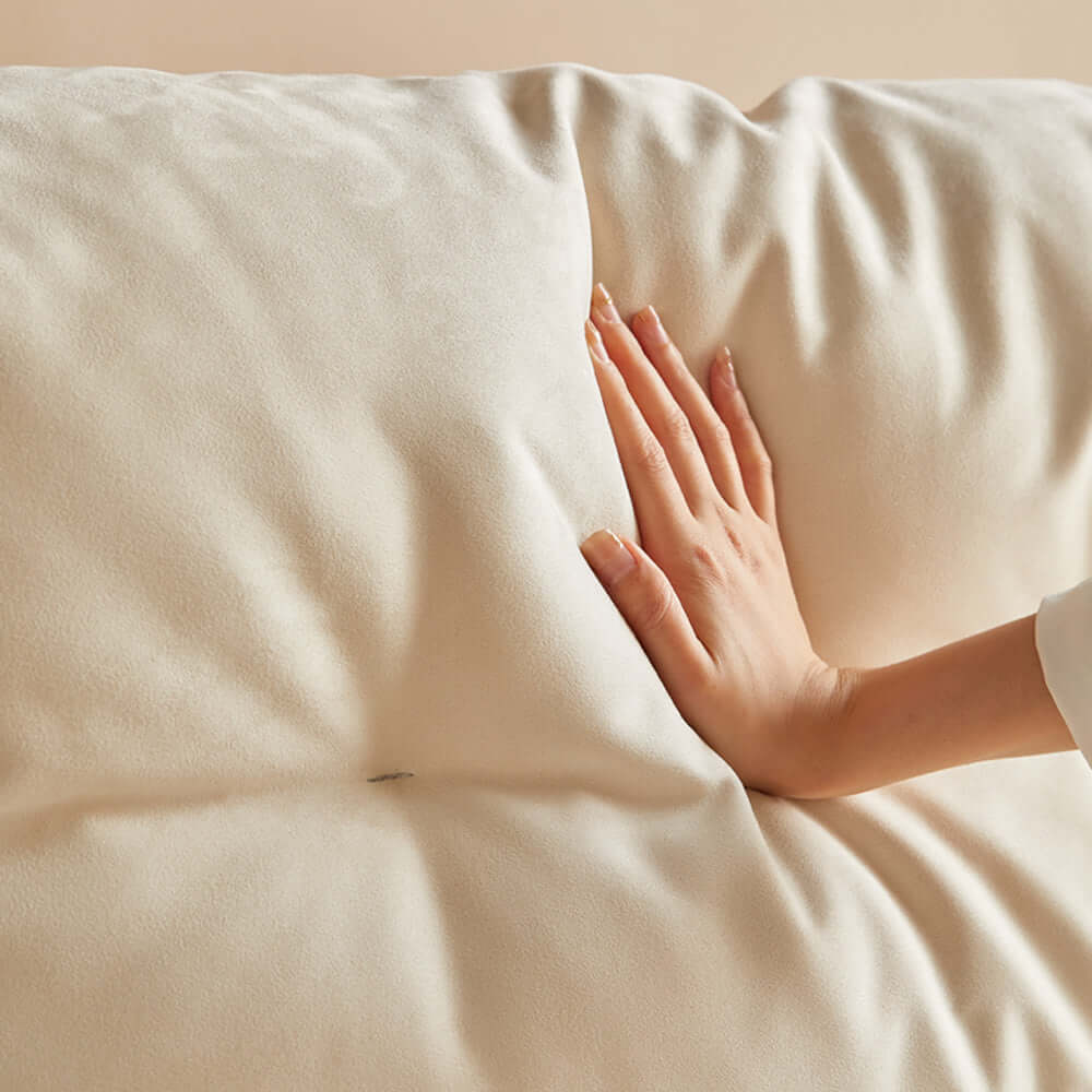 Hompkin Little Chick Cartoon Kids Sofa – Soft Short-Pile Fabric, Rounded Playful Design