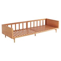 Hompkin Modern 3-Seat Linen-Blend Sofa with Solid Wood Frame