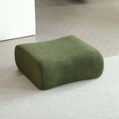 Hompkin Modular Teddy Velvet Curved Sectional Sofa Set