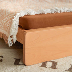 Hompkin Solid Wood Extendable Castle Bed with Canopy and Upholstered Headboard