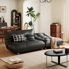 Hompkin Togo-Style Eco-Leather Convertible Sleeper Sofa Bed