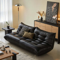 Hompkin Togo-Style Eco-Leather Convertible Sleeper Sofa Bed