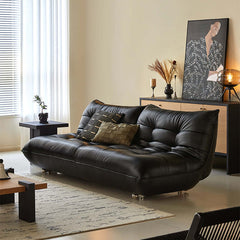 Hompkin Togo-Style Eco-Leather Convertible Sleeper Sofa Bed Main Product Image