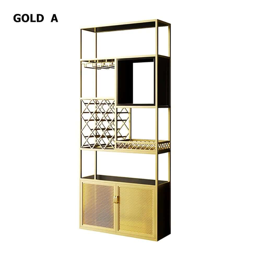 Industrial Eco-Board Wine Cabinet With Shelves