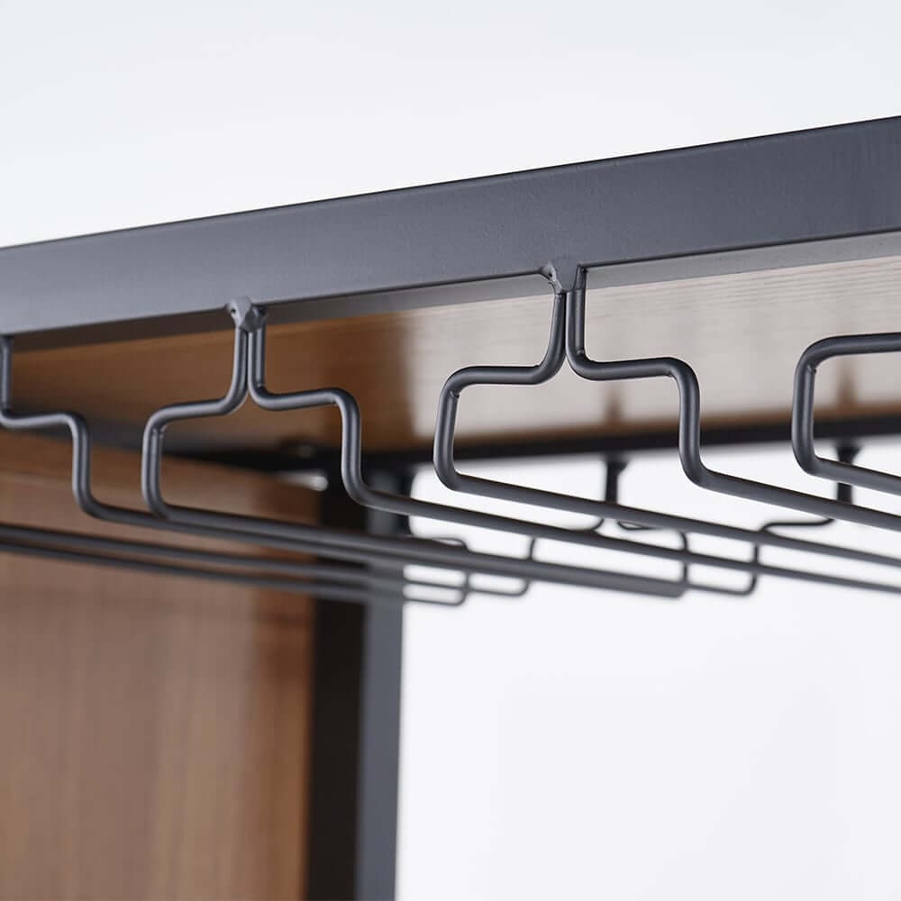 Industrial Eco-Board Wine Cabinet With Shelves