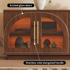 Japandi LED TV Stand With Soft-Close Drawers - Ash Veneer