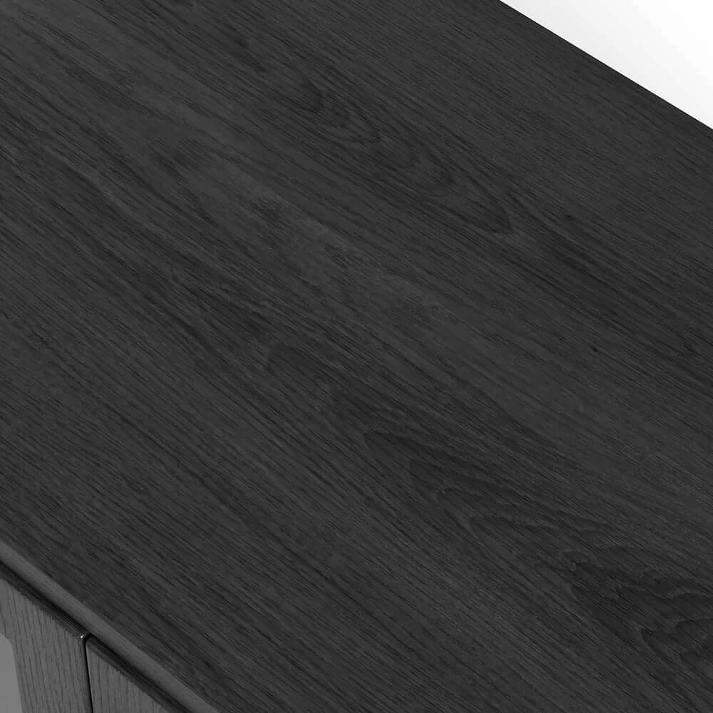 Japandi LED TV Stand With Soft-Close Drawers - Ash Veneer