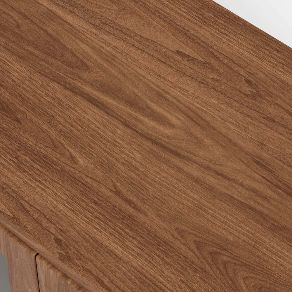 Japandi LED TV Stand With Soft-Close Drawers - Ash Veneer