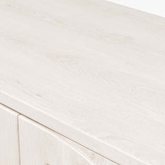 Japandi LED TV Stand With Soft-Close Drawers - Ash Veneer