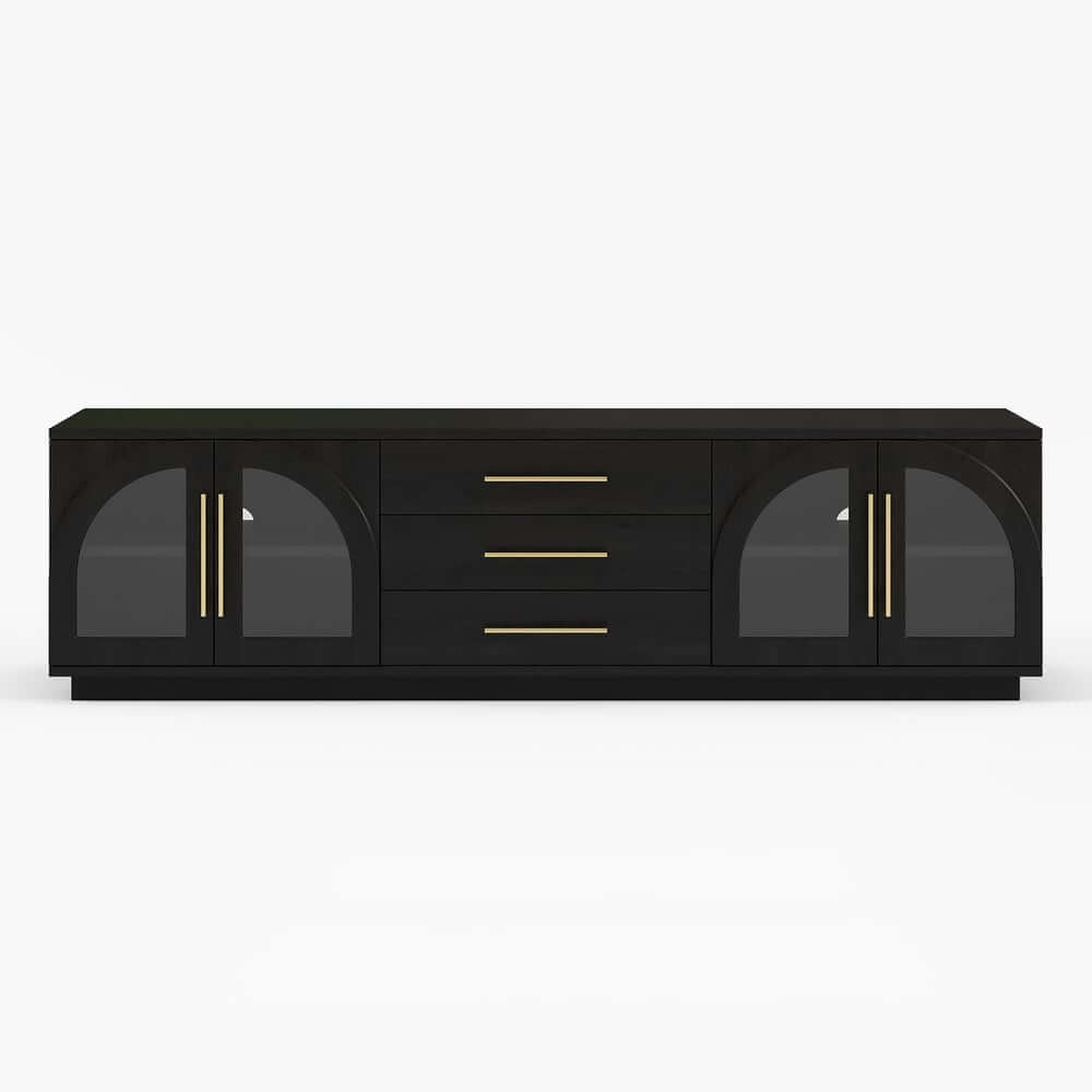 Japandi LED TV Stand With Soft-Close Drawers - Ash Veneer